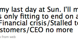 Sun CEO Tweets Resignation in Haiku